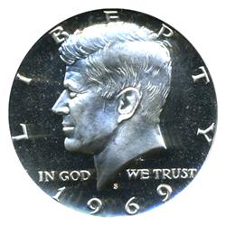 1969S Kennedy Half ICG PR70 DCAM (COI-4615)