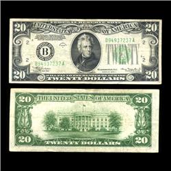 1934A $20 Note NY Scarce Hi Grade (COI-4674)