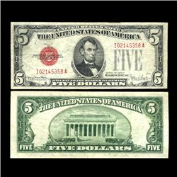 1928F $5 United States Note Hi Grade RARE (COI-4725)