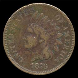 1876 Indian Cent Circulated SCARCE (COI-4980)