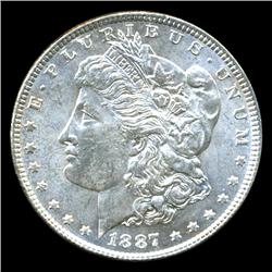 1887 Morgan Dollar Choice Uncirculated Scarce Variety (COI-5068)