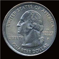 2000P Mass. Quarter Off Center Gem Uncirculated (COI-5104)