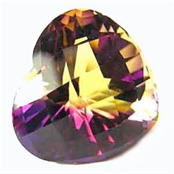 31.60ct Excellent Hear Purple Yellow AAA Ametrine (GEM-12931)