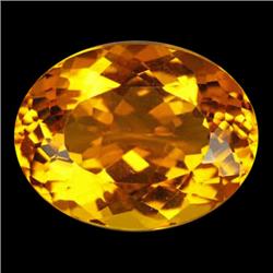 16.57ct Beautiful AAA Madeira Oval Citrine  (GEM-15517)