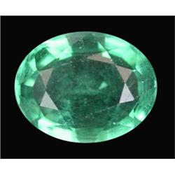1.12ct  Superior  Green Sapphire Ceylon VS (GEM-15601)