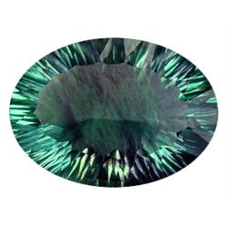 41.95ct Ravishing Natural Green Flourite Oval Loose Gem (GEM-15885)