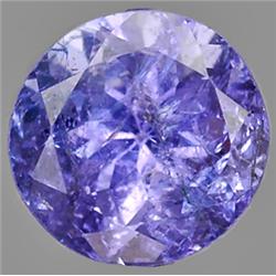 0.74ct VERY RARE  Round Cut Top AAA Blue Natural Tanzanite VS/SI (GEM-7404)