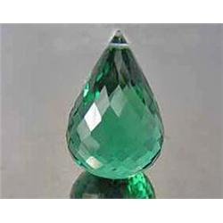 16.85ct Lovely Briolette Sweet Green Amethyst Dazzling  (GEM-16179)