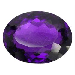 5.60ct Beautiful Oval Purple Amethyst Gemstone      (GEM-16672)