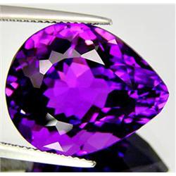 18.70ct Uncommon Pear Purple Amethyst (GEM-16436)