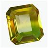 Image 1 : 11.55ct Green Yellow Emerald Cut Citrine Top Class (GEM-16352)