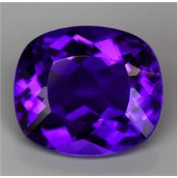 19.15ct Gorgeous Top Purple Cushion Cut Amethyst  (GEM-16323)