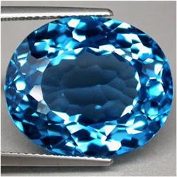 26.31ct Stunning Oval Facet Top Swiss Blue Topaz- (GEM-16577)