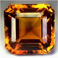 17.90ct Awesome Square Yellow Gold Citrine Gems (GEM-16623)