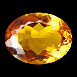 17.95ct Gracefully Oval Madeira Citrine (GEM-16784)