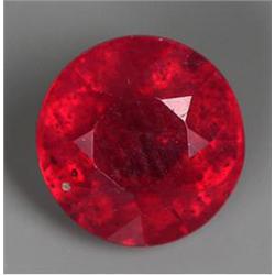 1.5ct Round Marvelous Shape Blood Red Natural Ruby   (GEM-16377)