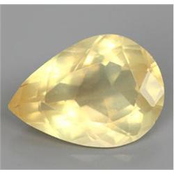2.95ct Pear Cut Natural Yellow Unheated Andesine VS (GEM-16322)