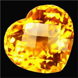 23.25ct Premium Heart Checked Golden Yellow Citrine   (GEM-16692)