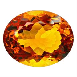 19.75ct Impressive Oval Madeira Citrine (GEM-16778)