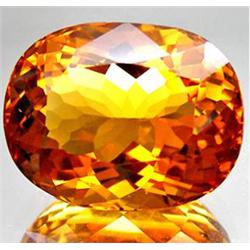 25.60ct Excellent Cushion Madeira Citrine (GEM-16438)