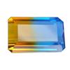Image 1 : 19.25ct Emerald Cut Golden & Blue Citrine First Class (GEM-16705)
