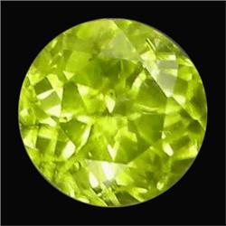1.13ct Round Cut Top AAA Lemon Yellow Peridot (GEM-16657)