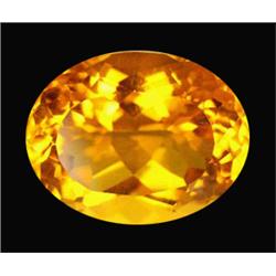 22.85ct Excellent Oval Cut Golden Yellow Citrine Rare (GEM-16728)