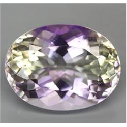 24.80ct Sparkling AAA Bi Color Oval Cut Amethyst  (GEM-16336)