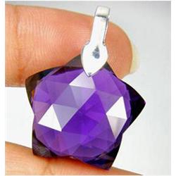 29.22ct Dazzling  Star Cut Purple Amethyst AAA  (GEM-16534)