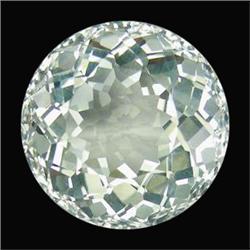 24.50ct Round Shape White Amethyst Brazil First Class (GEM-16706)