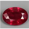Image 1 : 0.9ct Oval Shape AAA Blood Red Natural Ruby Stunning (GEM-16386)