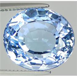 17.25ct Phenomenal Oval Sky Blue Quartz (GEM-16498)
