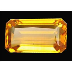 21.05ct Luxurious Emerald Shape Golden Yellow Citrine (GEM-16710)