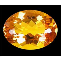 12.00ct Magnificent Oval Golden Yellow Citrine (GEM-16825)
