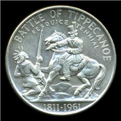 1961 Half Ounce Silver Round Tippecanoe BU (COI-5251)