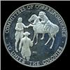 Image 2 : 1973 One Ounce Silver Round Unite Colonies BU (COI-5255)