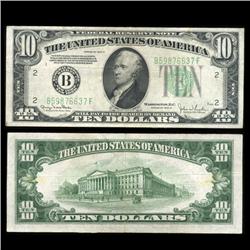 1934D $10 US Note Scarce Hi Grade (COI-5279)