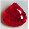 Image 1 : 3.6ct Pear Shape Blood Red Natural Ruby Rare Supreme (GEM-16387)