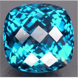36.10ct Incredible  Cushion Natural London Blue Topaz (GEM-16461)