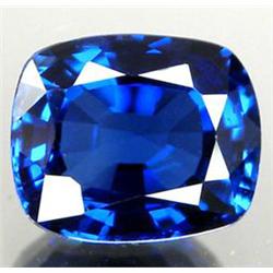 2.10ct Superior  Cushion Top Royal Blue Sapphire Africa VVS (GEM-16464)