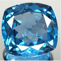 36.50ct Bewitching Cushion Top Best Of Swiss Blue Topaz (GEM-16465)