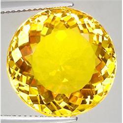 38.00ct Superb Round Golden Yellow Citrine (GEM-16508)
