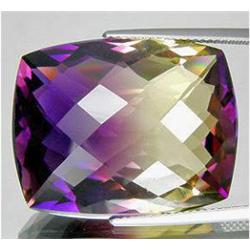 41.45ct AAA  Gcushion Checker Cut Bi-Color Ametrine~  (GEM-16522)