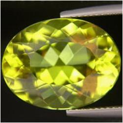 12.46ct 100% Untreated Natural AAA Yellow Prasiolite VVS (GEM-16601)