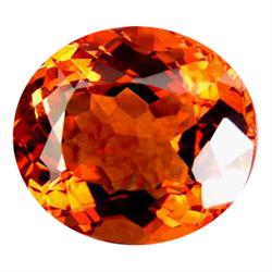 37.00ct Best Cushion Honey Red Orange Citrine (GEM-16774)