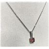 Image 1 : Pendant with Red Gem and Bling Earings