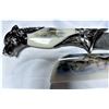 Image 2 : Knife with Wolf Artwork, Stainless Steel and Resin