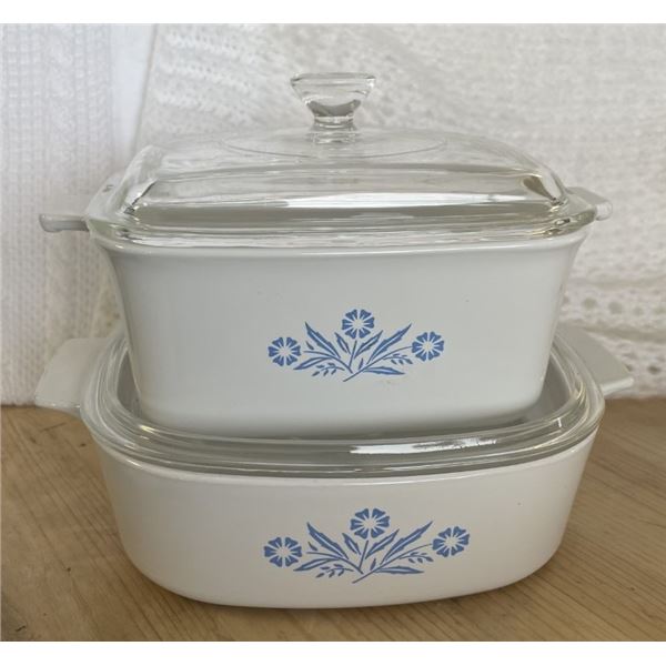 Corning ware Blue Cornflower Casserole Dishes