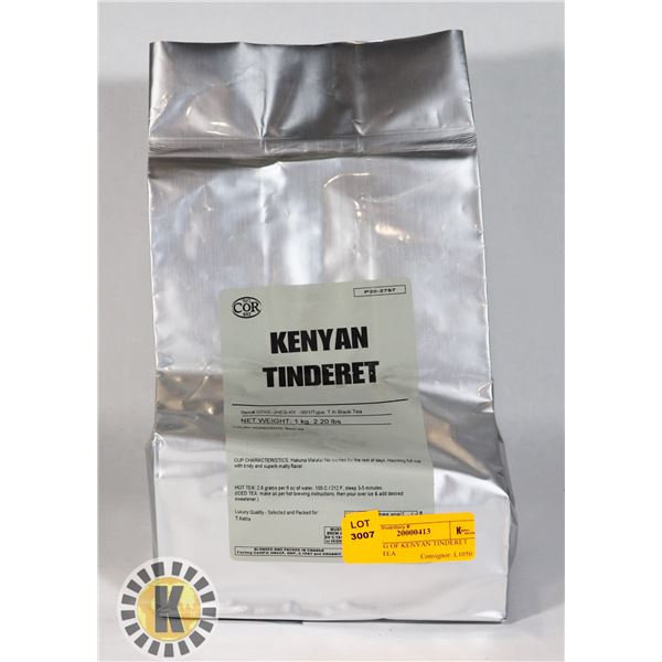 1 KG BAG OF KENYAN TINDERET BLACK TEA