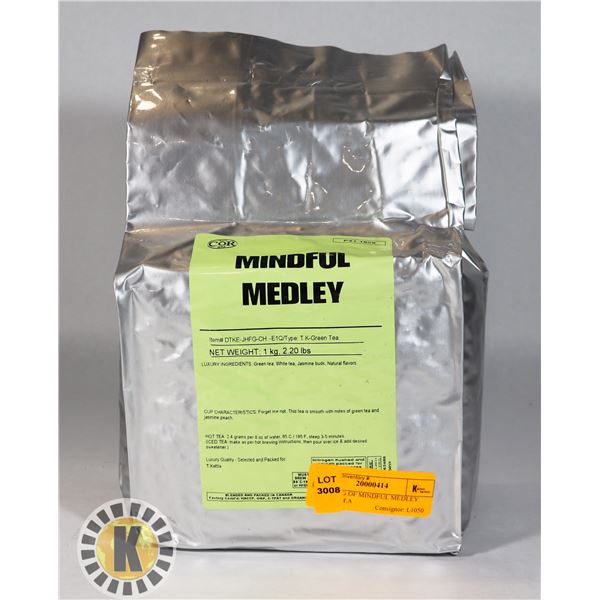 1 KG BAG OF MINDFUL MEDLEY GREEN TEA